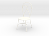 Dollhouse Miniature Chair 'Finer Fare' 3d printed 