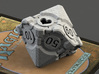 Spindown Companion Cube 10D10 - Portal Dice 3d printed 