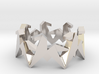 Origami Geometric Horse Ring Sizes 6-10 3d printed 