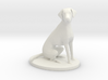 1/18 Sitting Dalmatian Dog for Auto Diorama 3d printed 