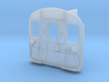 Cab Front Hornby Dublo EMU with warning panel  3d printed 