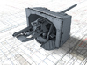 1/72 4.7"/45 QF MK IX CPXVII Guns Ports Closed x4 3d printed 3d render showing product detail