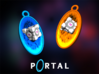 Portal ® Companion Cube through mini Portals 3d printed 