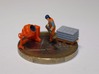 N Scale Concrete Mixer Set 3d printed Painted set, figure not included