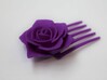 Rose Hair Comb 3d printed 