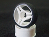 Split-3 Front 20mm Mini-Z Wheel 3d printed 