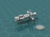 Earther Fuel Pods (4) 3d printed Fuel pods loaded on the Earther Gunboat Carrier