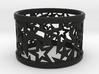 A large Christmas napkin ring with Stars 3d printed 