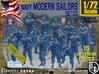 1/72 USN Modern Sailors Set001 3d printed 