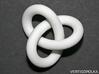 Trefoil Knot 2inch 3d printed Trefoil Knot 2inch - top view
