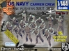 1/144 USN Carrier Deck Pushers Set302 3d printed 