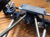 JaBird RC 10.2 V-Servo Bracket 3d printed Ver. 1 mounted on the Axial 10.2 axle.