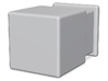 Cube on pedestal 3d printed 