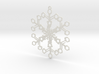 Organic Snowflake Ornament - Switzerland 3d printed 