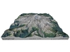 Mount Rainier Map: 8"x8" 3d printed 