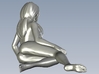 1/35 scale nude beach girl posing figure C 3d printed 
