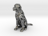 Voronoi Dog Sitting 3d printed 