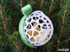 Customizable Christmas Ornament - Hearts 3d printed Add a bow with personalized text