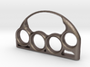 Chic Brass Knuckles with Custom Lettering 3d printed 