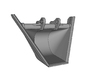 HO - Bucket "V" shape for 20-25t excavators 3d printed 