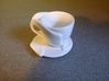 Espresso Cup Saucer: "Open Handle" 3d printed Saucer with Espresso Cup (separately available)