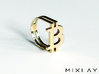 Bitcoin Ring 18 3d printed 