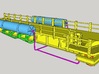 Locomotive turntable bridge for N 3d printed 