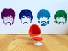 Egg Chair Dome: Red & White (1:24 Scale) 3d printed Part retro. Part future. 100% egg.