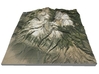 Blanca Peak Map: 6"x6" 3d printed 