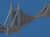 1/1200th scale Elisabeth bridge 3d printed A rendered image about the assembled bridge.