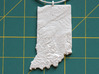 Indiana Christmas Ornament 3d printed 