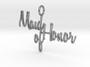 Maid of Honor Pendant 3d printed 