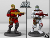 Assault Trooper Multipart (Terran - GBF) 3d printed Painted in Russian Consortium and Wu Mercenaris pattern