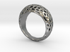 Ring Voronoi "Extravagaza"  #1B  3d printed 