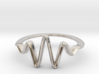 Wavelet Ring, Size 4.5 3d printed 