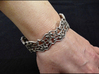 Bracelet "fluent" 3d printed Stainless Steel