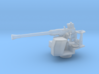 1/700 RN Single 40mm Bofors AA guns Set x12 3d printed 