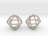 Twisted Cuboctahedron Pair  3d printed 