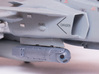 Litening Targeting Pod 3d printed Litening III Targeting Pod on SAAF Gripen (1/72)