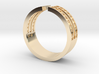 Greek Design Ring for 38 Gemstones 3d printed 