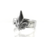 Fleur-de-lis Ring  3d printed 