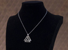 Triple triangle [pendant] 3d printed 