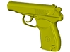 1/25 scale USSR KGB Makarov pistol x 1 3d printed 