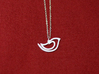 Birdy pendant 3d printed 