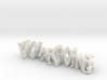 3dWordFlip: WestWing/RealThing? 3d printed 