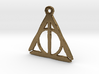 Deathly Hallows inspired rough pendant 3d printed 