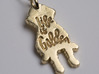 Goldendoodle Pendant 3d printed 
