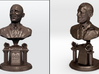 14 inch Bronze bust of Barack Obama 3d printed 