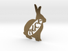 Personalised Animal Artwork - Rabbit 3d printed Personalised Animal Artwork - Rabbit