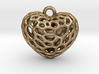 Voronoi heart with one heart inside 3d printed 